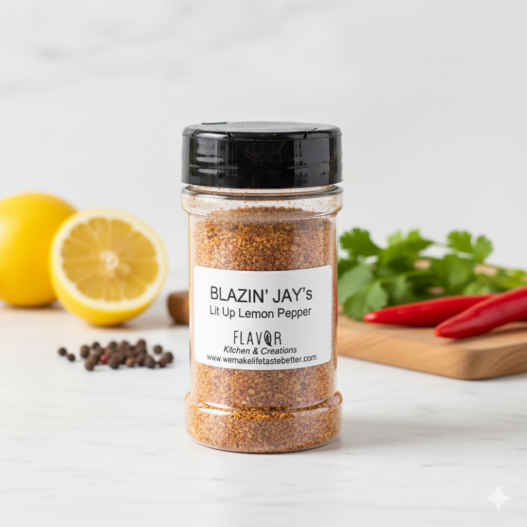 Blazin' Jay's Lit Up Lemon Pepper, 5.5 oz