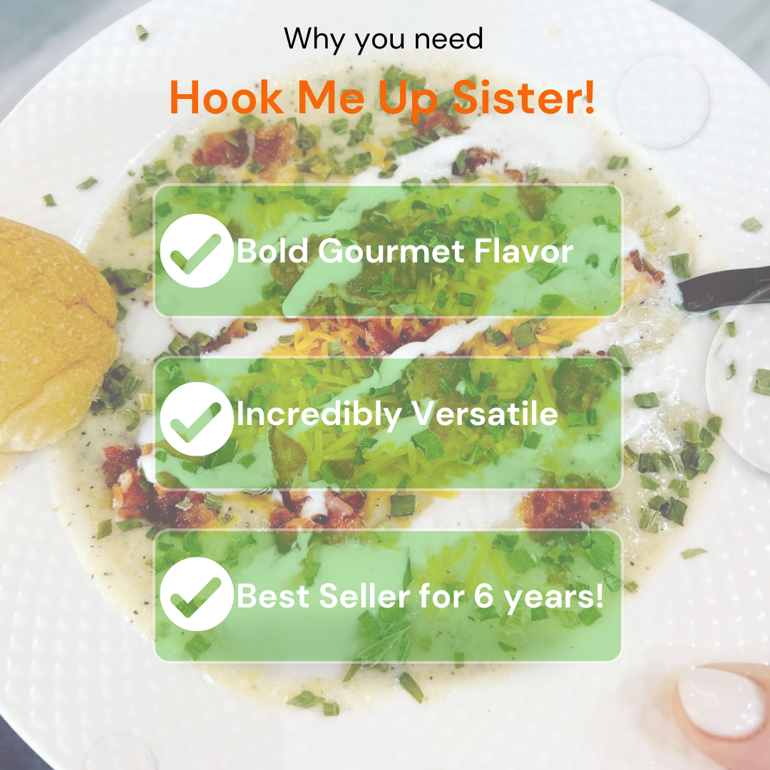 Hook Me Up Sister! "It Goes in Everything!" - 8.2 oz Shaker Bottle