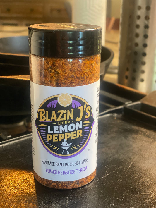 Blazin' Jay's Lit Up Lemon Pepper, 5.5 oz