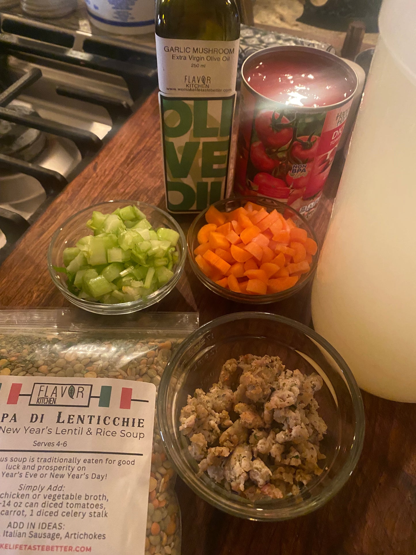 Zuppa di Lenticche (Italian Lentil Soup)