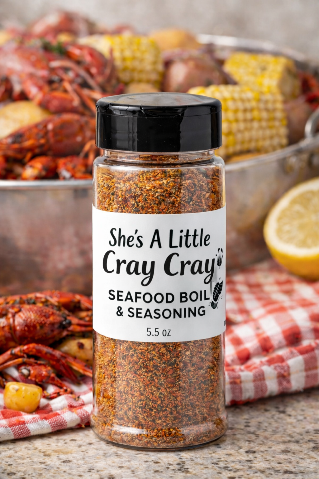 She's a Little Cray Cray! Seafood Boil Seasoning
