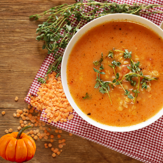 Fall Harvest Pumpkin Lentil & Rice Soup in a Bag