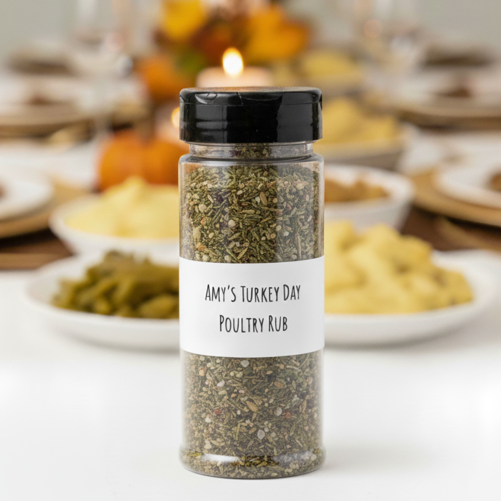 Amy's Turkey Day Poultry Rub - 5.5 oz Shaker Bottle